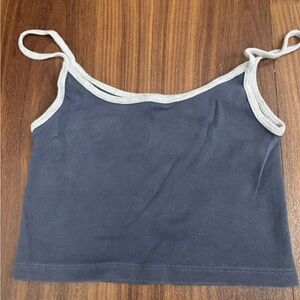 Women's blue brandy Tank Top